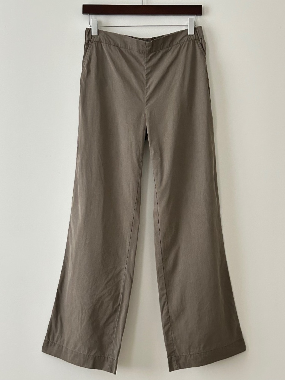 J. Jill Olive Green Wide Leg Tencel Pants